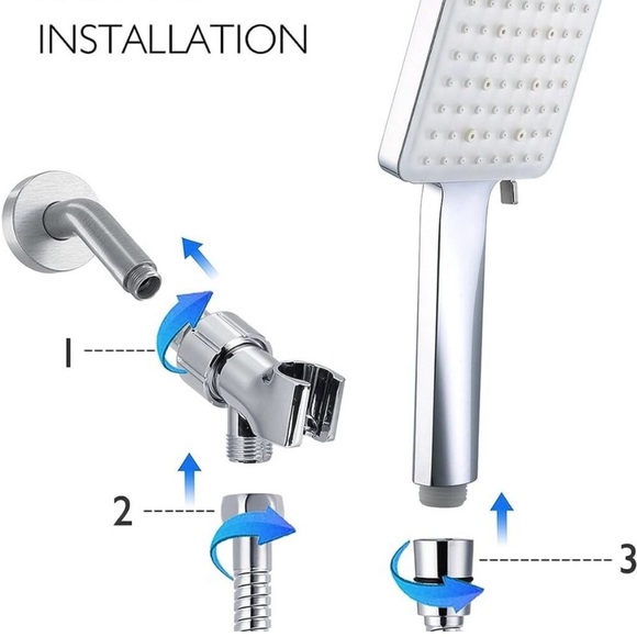 NEW GRICH Venus Shower Head with Handheld: 6 Spray Modes/Settings High Pressure - Picture 3 of 7
